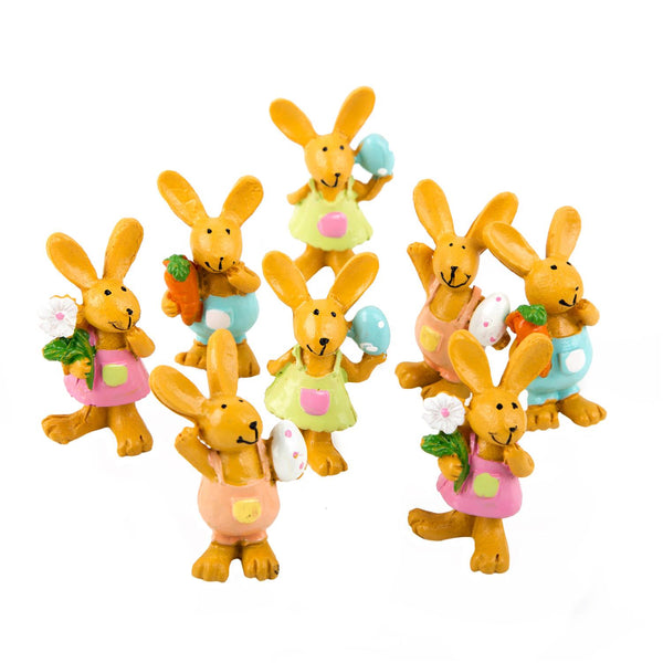 Logbuch-Verlag Set 48 Frohe Ostern Aufkleber Osterhase Osterdeko bunt Osteraufkleber rund Verpackung Kindergeschenke Geschenke Give-Away beige rot weiß türkis