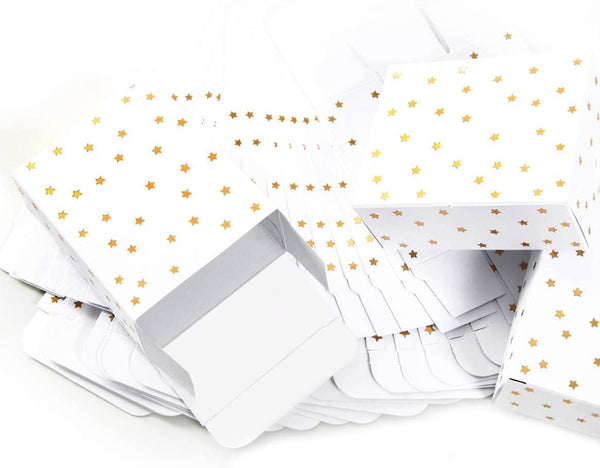 20 Stück kleine braune Weihnachtstüten Papiertüten 10,5 x 6,5 x 29 cm MIT Sicht-FENSTER + 20 weiße Holzsterne + 20 Klammern Verpackung give-aways Plätzchen Weihnachten Weihnachtsgeschenke Kunden