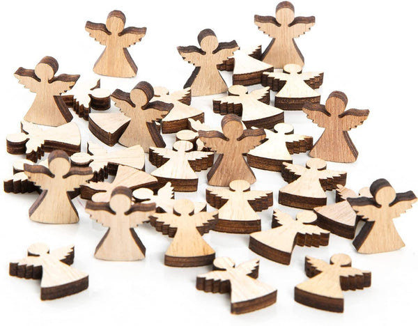 9 kleine Adventskränze aus Holz - Adventskranz Miniatur